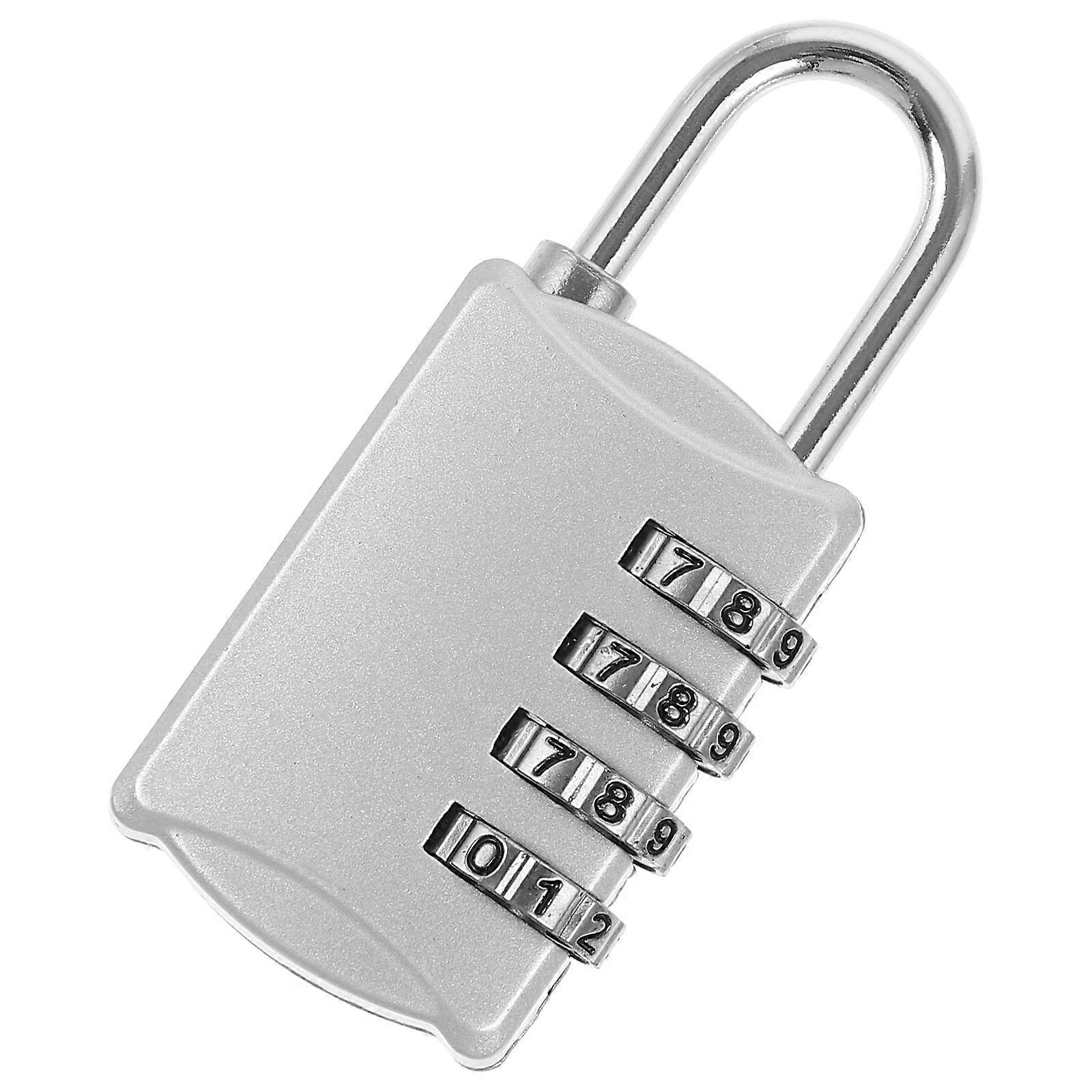 Durable Zinc Alloy Cable Lock with Digital Code for Home Use Reliable and Sturdy Silver 1 Pack