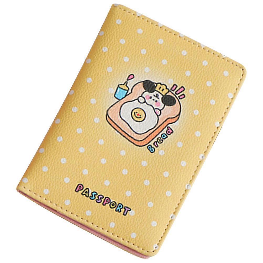 Travel Document Holders Portable Passport Cover For Travel Use 14.30X10.00X1.50CM Simple Design 1Pack