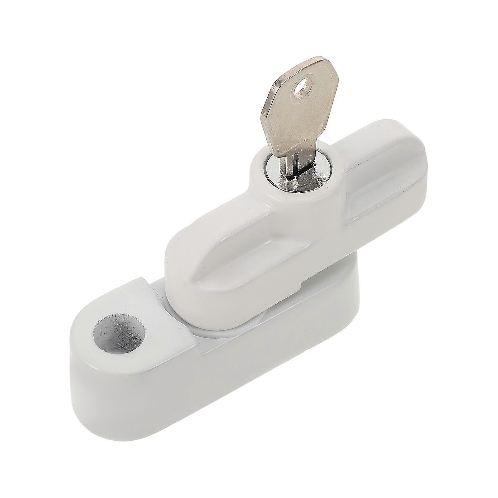 Window Latch Replacement Kit   Childproof Safety Lock for Sliding Windows and Doors, Easy to Use, Universal Fit for Single Hung and Sliding Units