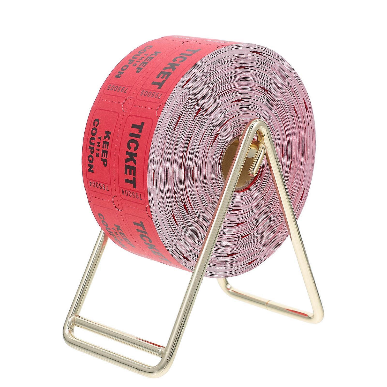 1000pcs Carnival Tickets Raffle Tickets with Stand Double Rolls Movie Watching Tickets for Events Entry Class Reward Fundraiser Prize Halloween