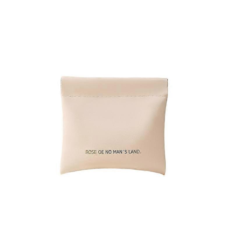 Mini storage bag, self-closing design, suitable for AirPods, portable travel bag