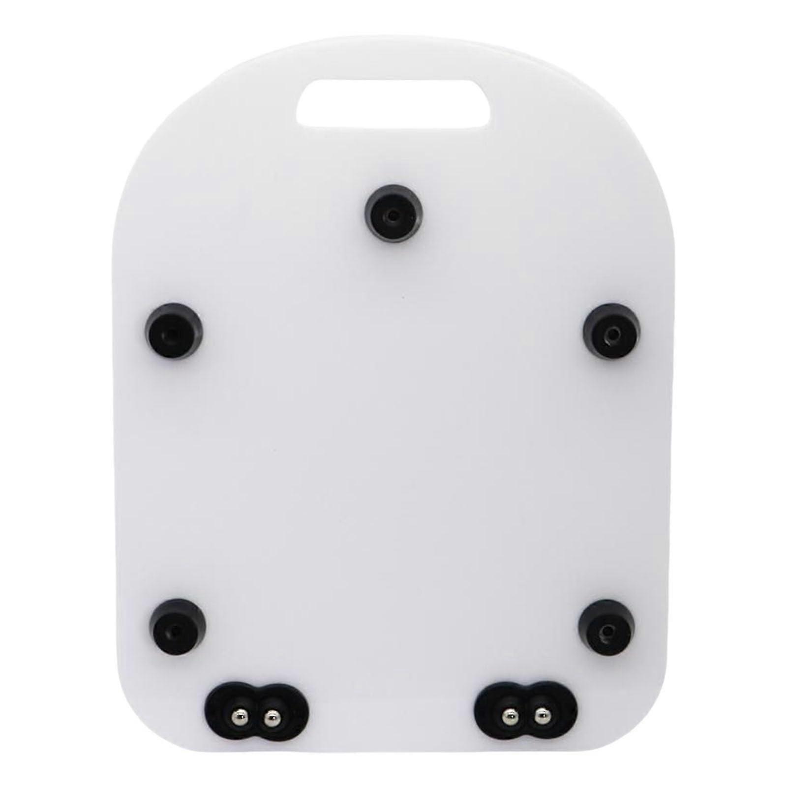 Wooden Underlay Mat For Stand Mixer Base Sliding Tray Gliders Pad Non-Slip 5mm White Food Processor Board