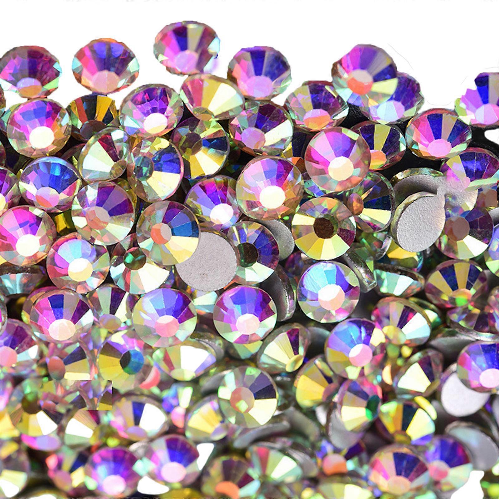 1440 Bright Crystals Beads With Storage Container for Easy Organization and Craft Projects Multicolor
