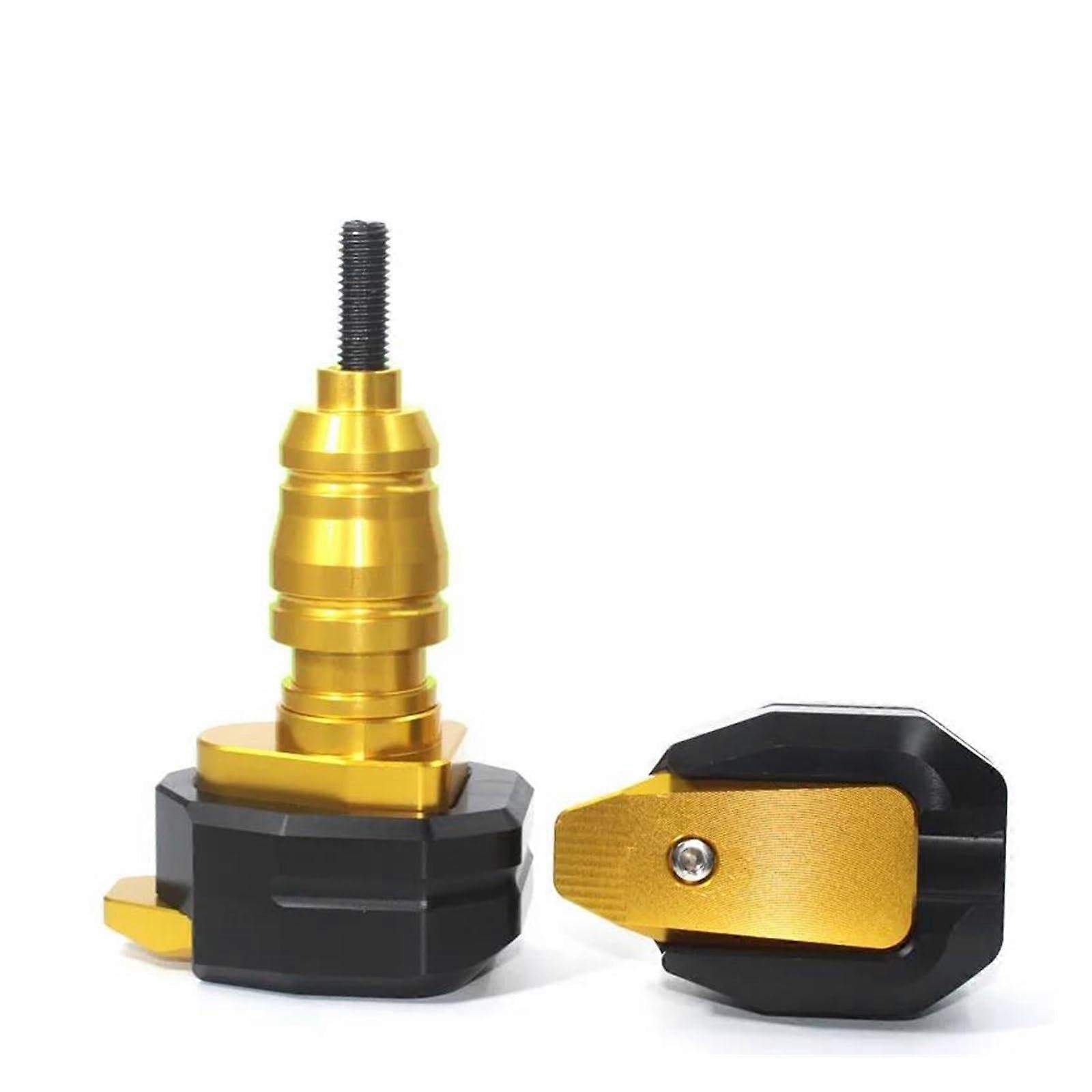 AntiDrop Protector Motorcycle Falling Protection Frame Slider Fairing Guard Crash Pad Protector For R3 YZF R3 YZFR3 20152019(Gold2)