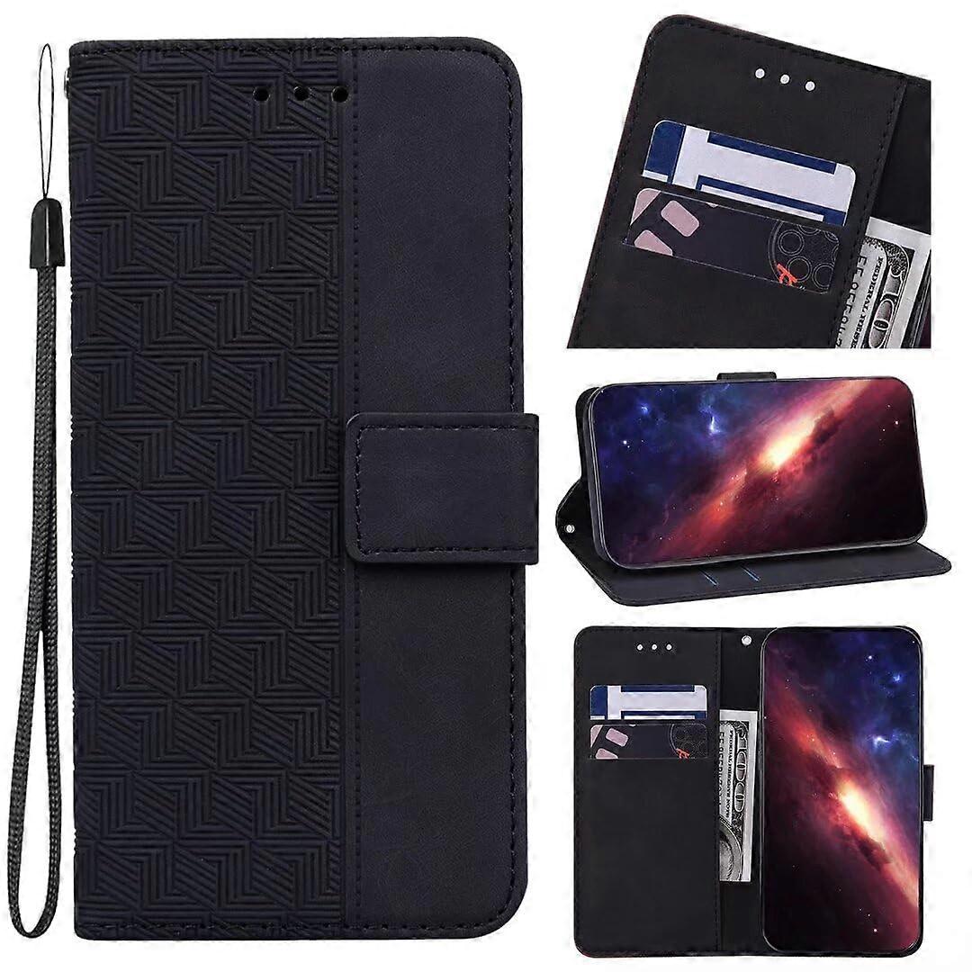 Google Pixel 9A Case - PU Leather Flip Cover, Wallet Style, Stand Feature, Black Bumper Protection for Pixel 9A