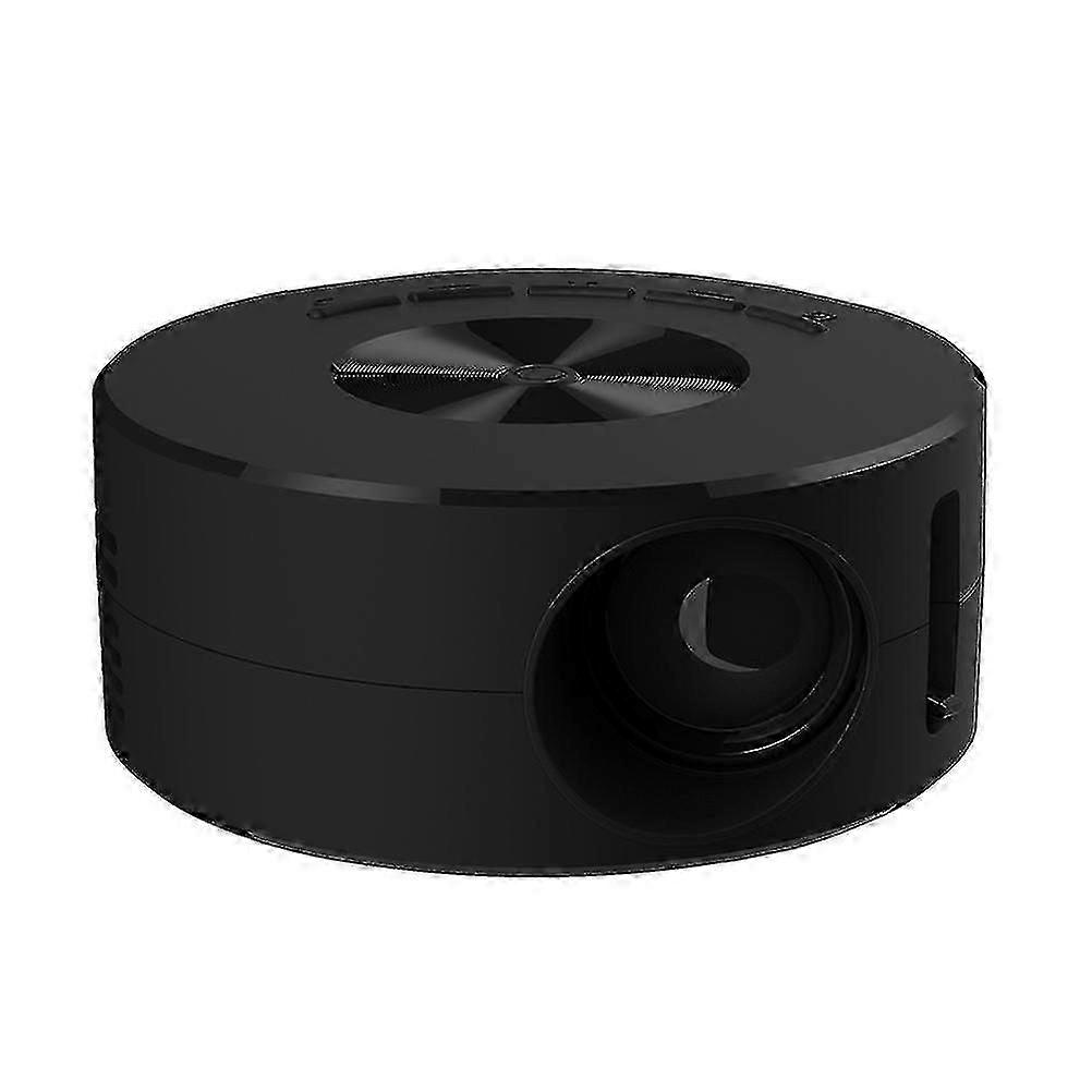 Mini proiettore portatile per bambini, campeggio e intrattenimento domestico - 11x11cm nero
