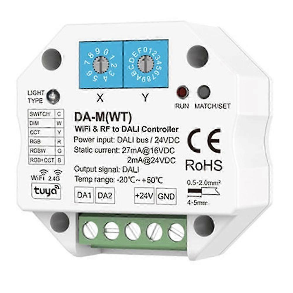 Tuya WiFi Zigbee Converter for Dimmer Controller, Smart Life APP RGBW & RGB CCT Strip, DC 24V DIM Support