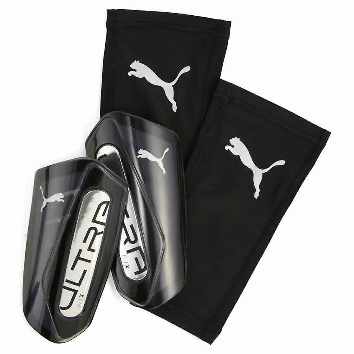 Football Shinguards Puma Ultra Flex Sleeve Black