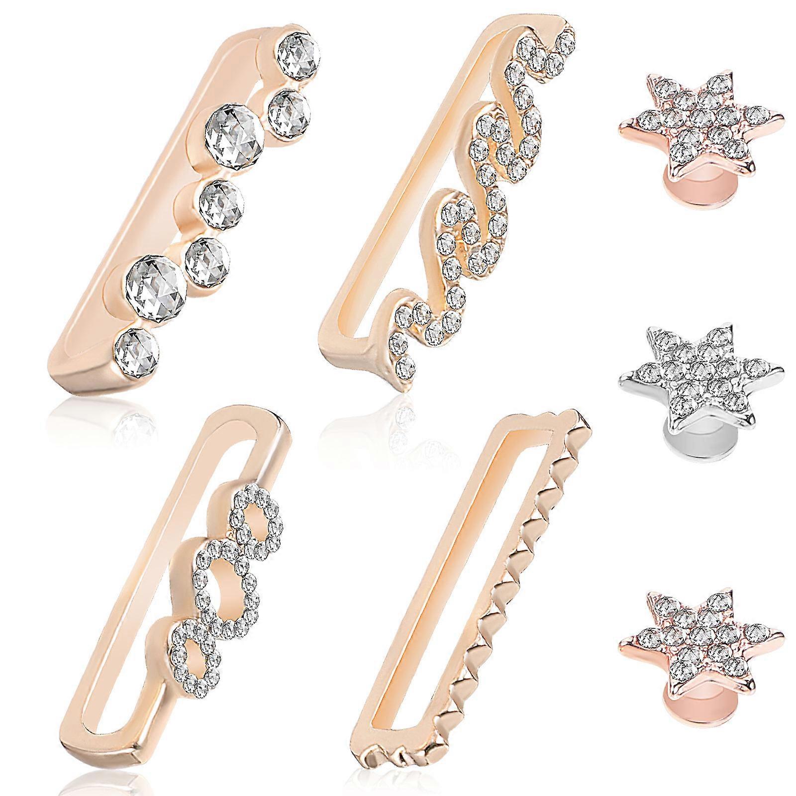 Silicone Watch Band Decorative Rings Charms Easy Install Wristband Accessories Loops Stylish Watch Straps Customizing Your Timepiece