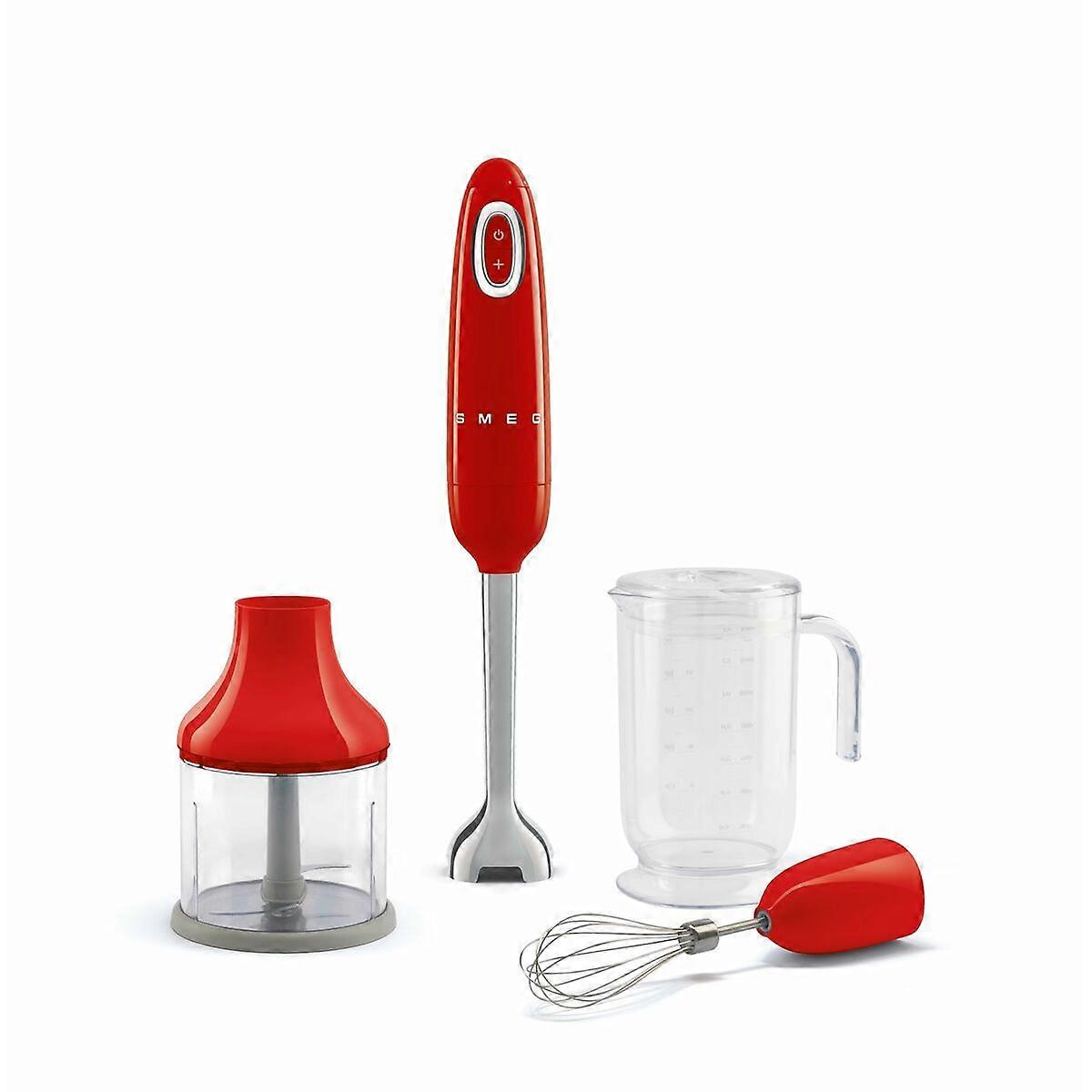 Multifunction Hand Blender with Accessories Smeg HBF03RDEU Red 700 W