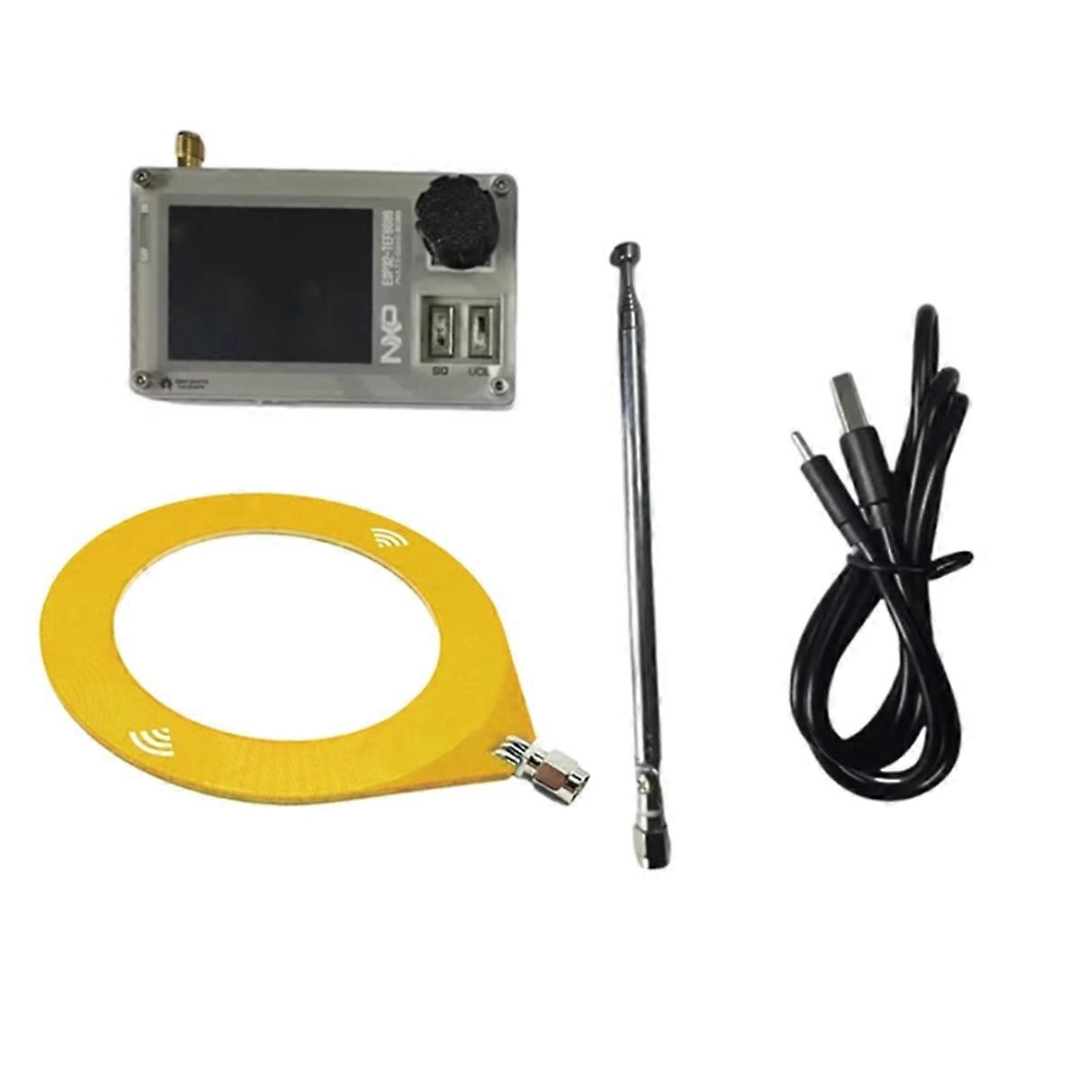 TEF6686 Mini Radio with Antenna Full Band Radio FM/LW/MW/SW Radio Receiver 2.0 Inch IPS Screen Radio