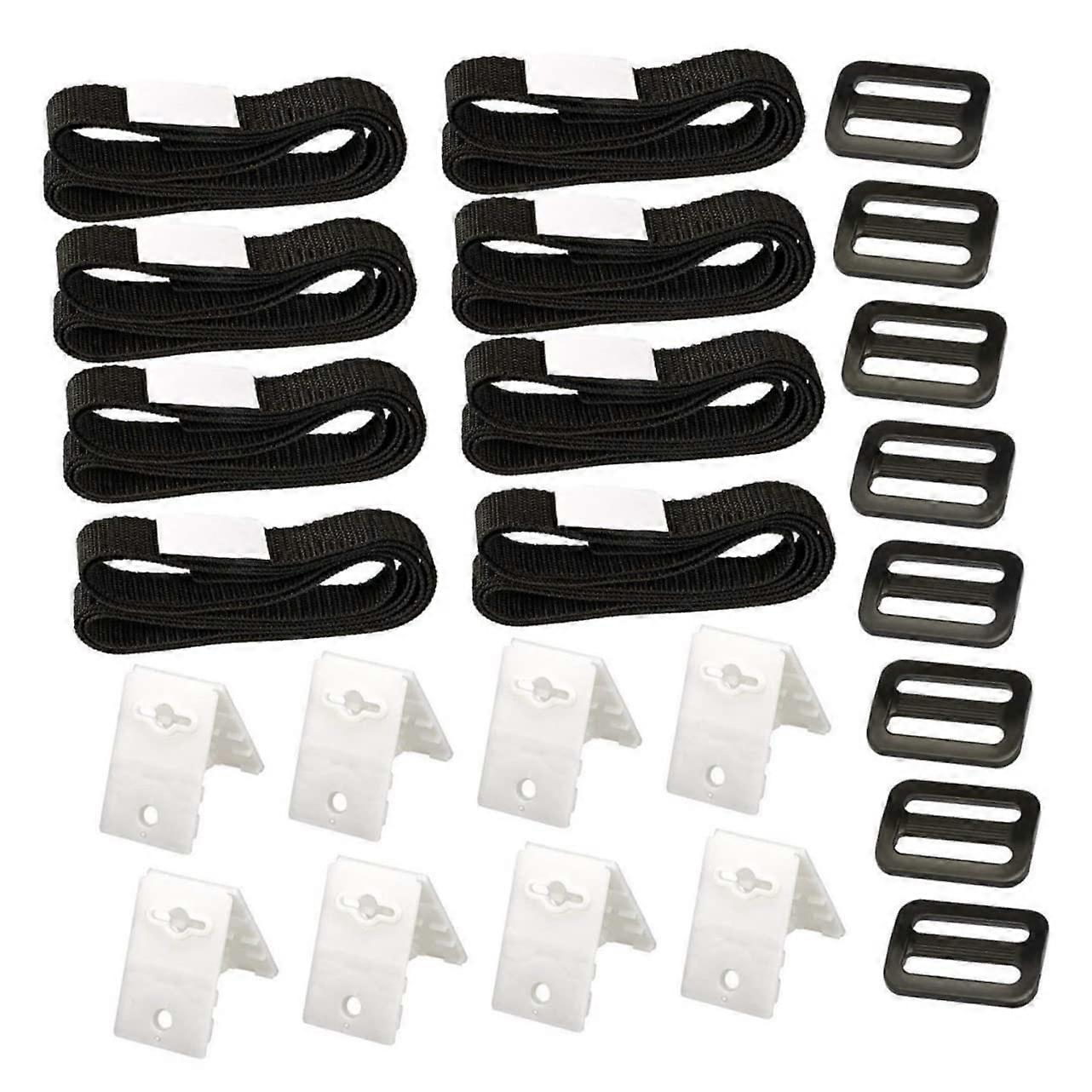 Solar Blanket Reel Accessories 24Piece Strapping Tools Kit For Detach And Attach Above Ground Pool Covers