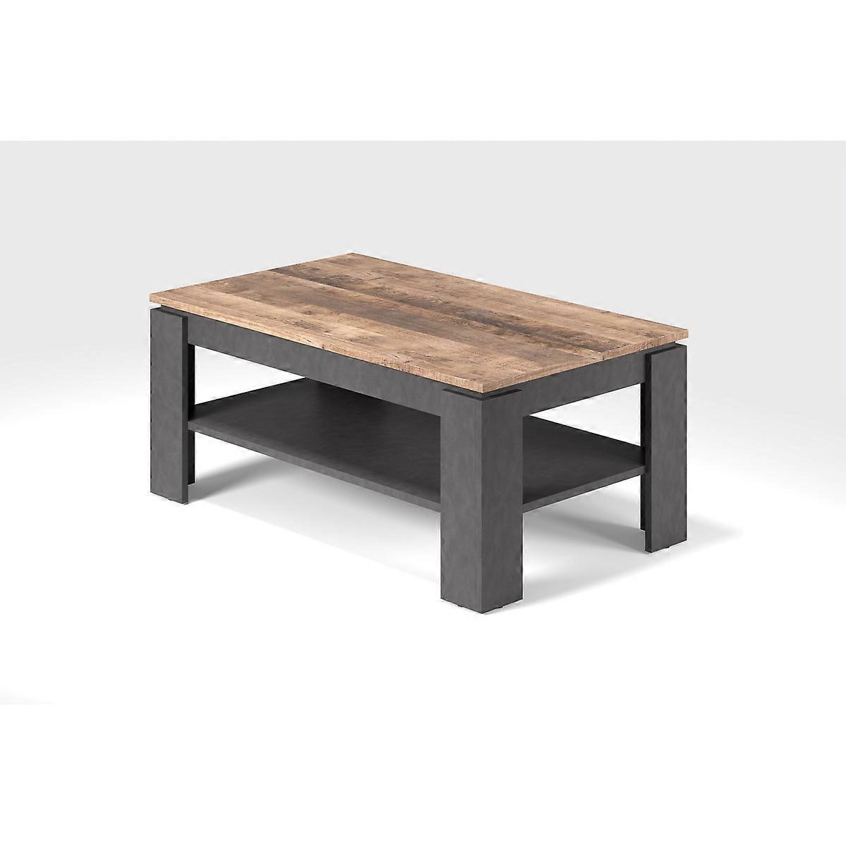 Universe Coffee Table, Grey, Melamine Particleboard, 110x47x65 cm