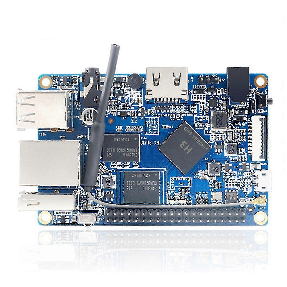 Ordinateur monocarte Enhanced Performance Plus avec 1 Go de RAM, 8 Go EMMC, Allwinner H3 pour Android 4.4 et Debian OS