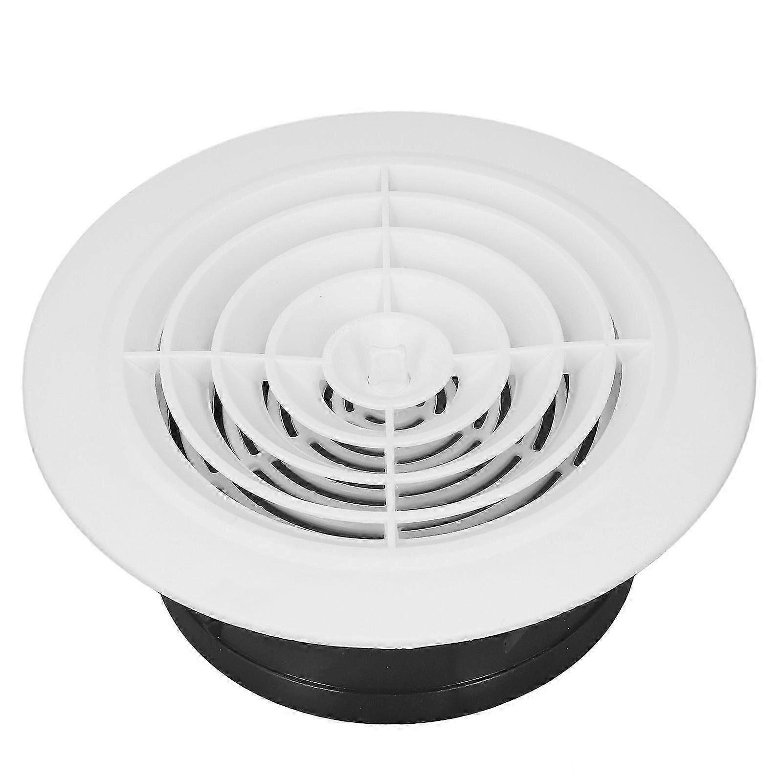 Rotatable Round Vent Cover Replacement Adjustable Air Exhaust Cover for Bathroom Kitchen