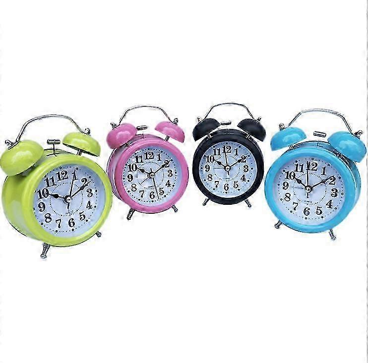 Alarm clock Analog Clocks Quartz Classic Double Bell Alarm Clock Night for kids 2025