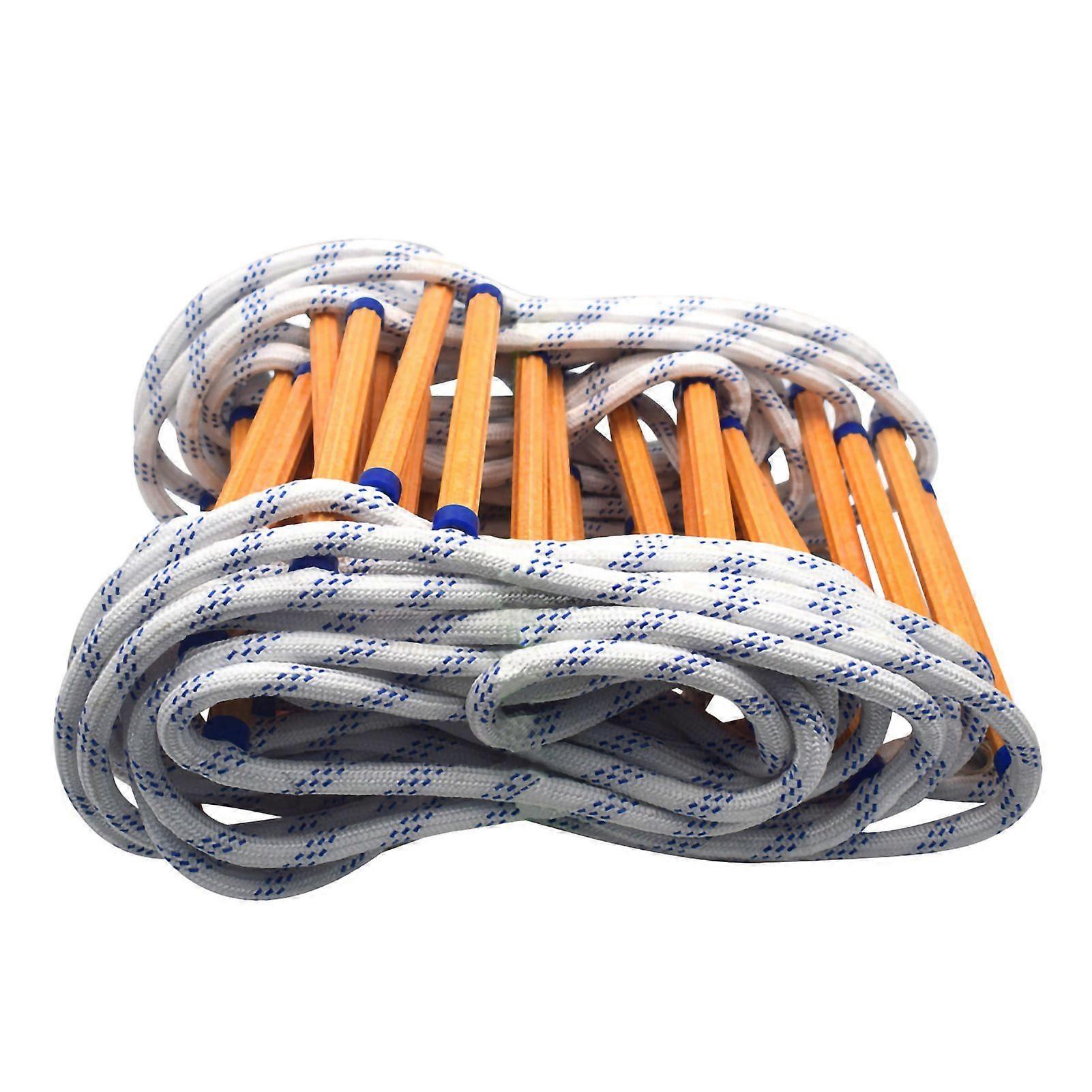 Emergency Fire Escape Rope Ladder Outdoor Rescue Training Resin Climbing Insulated Aerial Work Ladder