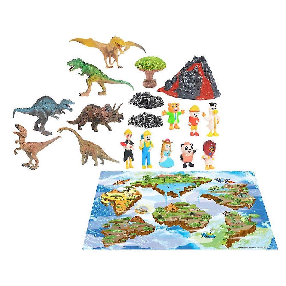 Animal Dinosaur Models Realistic Dinosaur Model Toy 20Pcs Playset