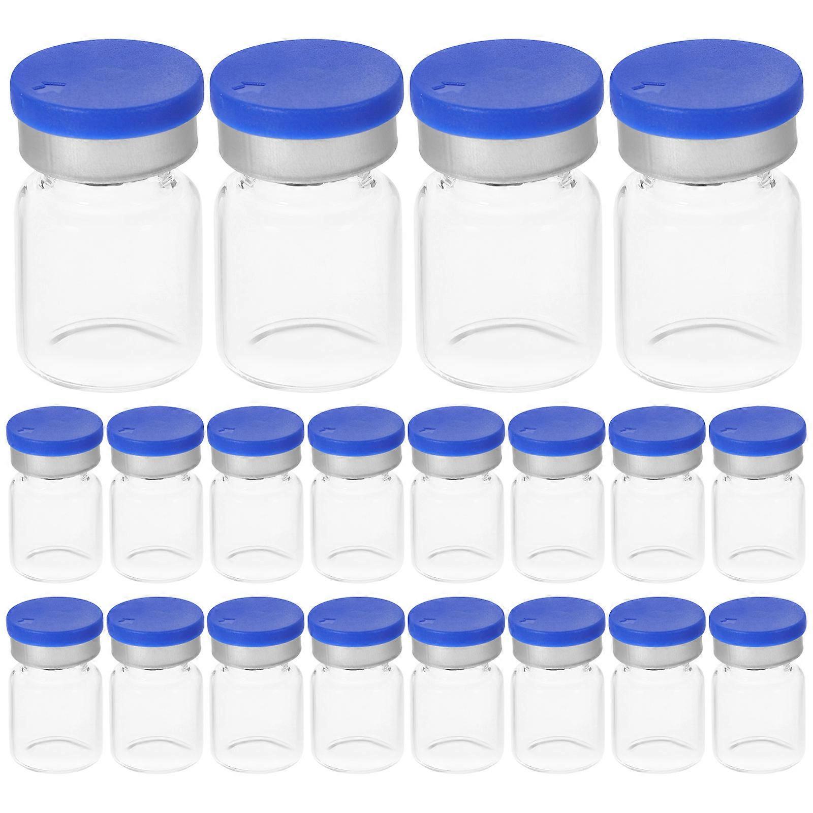 Mini Storage Bottles Glass Vials With Caps Essential Oil Division 5ml 20Pcs