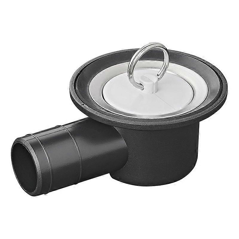 Sink drain pipe, angled, 39 mm diameter