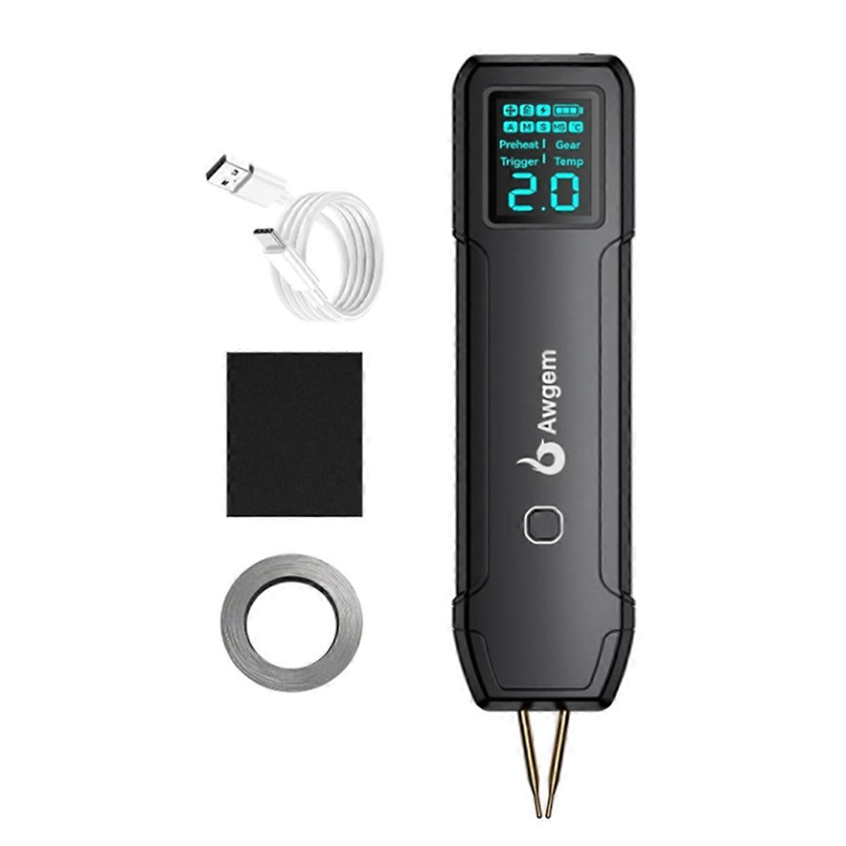 Portable Spot Welding Machine ,Handheld Spot Welder with LCD Screen for Welding Strips and Iron