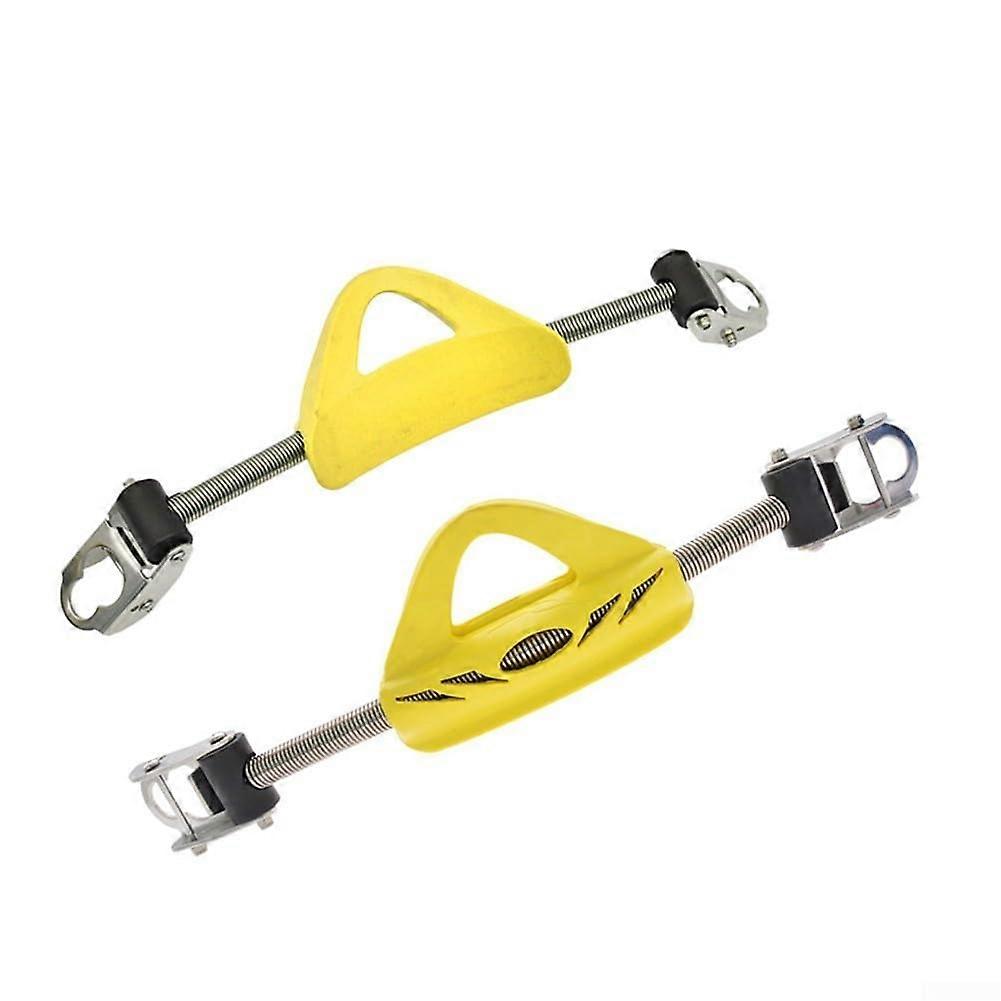 Diving Fin Strap 2Piece Set Soft And Tough SeawaterResistant Yellow Size M