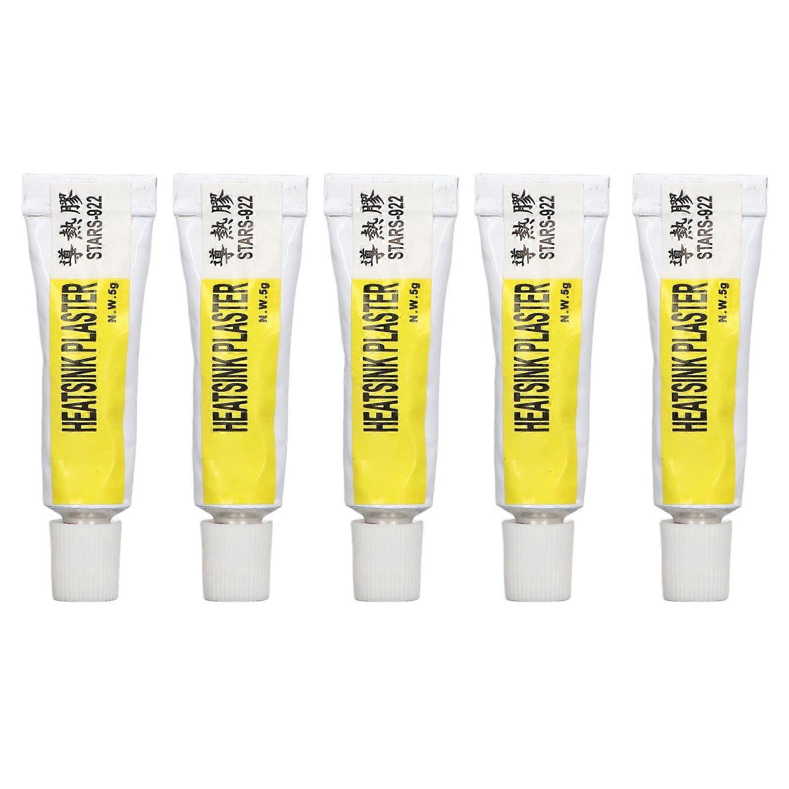 5PCS CPU Thermal Paste 300 Heat Resistant Insulated Thermal Silicone Grease for 3D Printer
