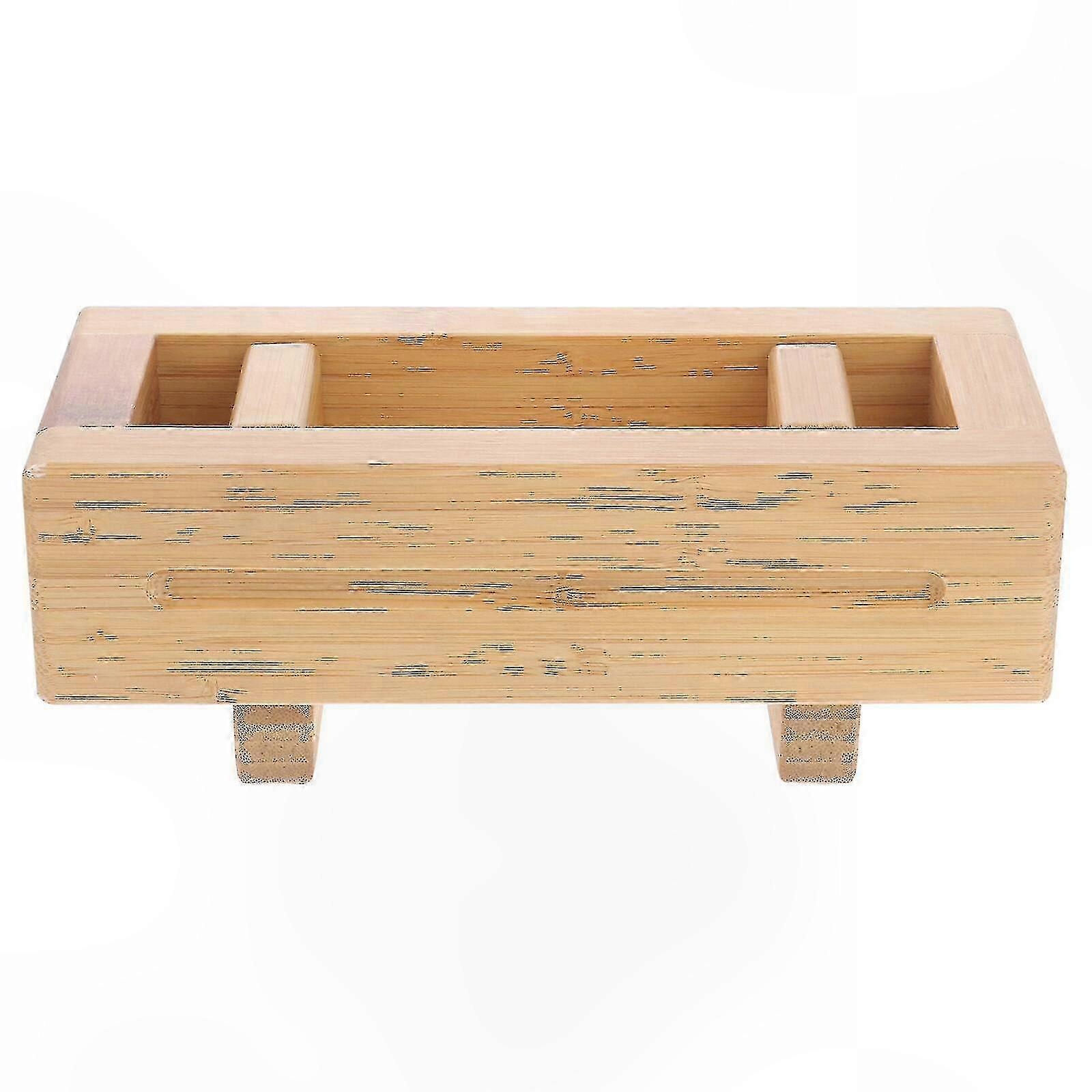 Rectangular Bamboo Sushi Mold Press Kit for DIY Sushi Rice Rolls and Kitchen Tools