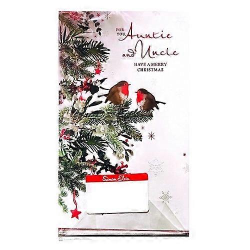 Simon Elvin For You Auntie And Uncle Christmas Greetings Card (Pack of 6)