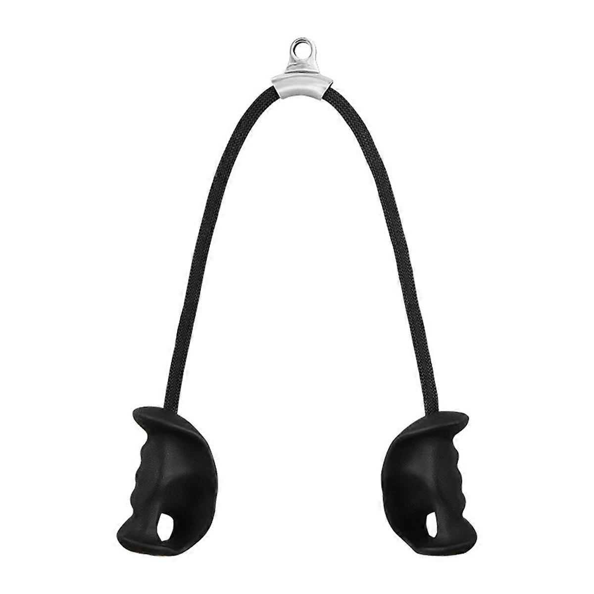 Fitness Grip Double Head Rope Pull Down Handle Triceps Biceps Back Muscle Strength Training Gym Grips