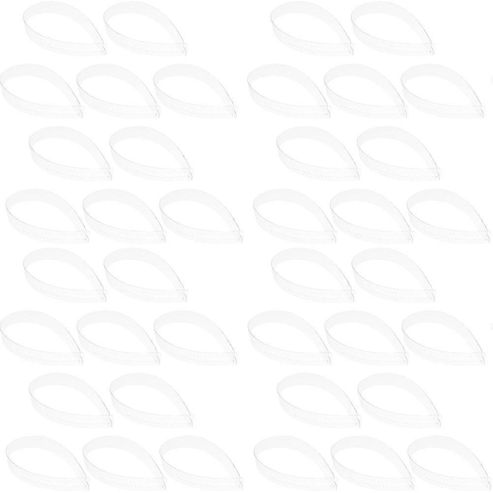 Shirt Collar Support Plastic Collar Fixing Strips for 160Pcs Blouse