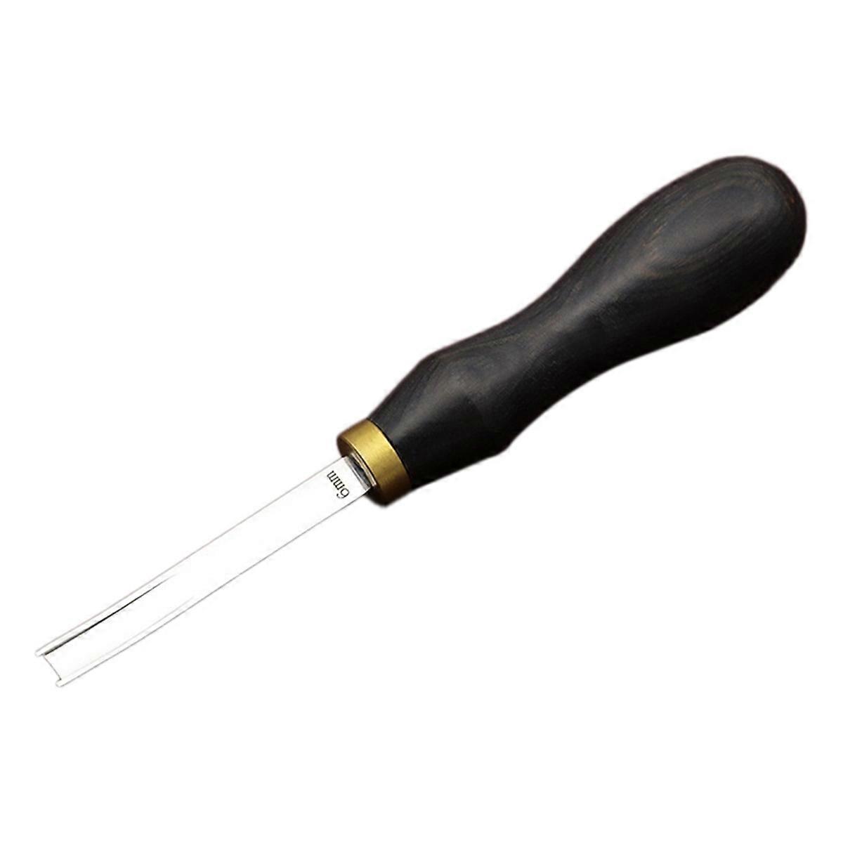 Leather Edge Bevelers Thinned Tool,with Handle Trimmer Black No.6
