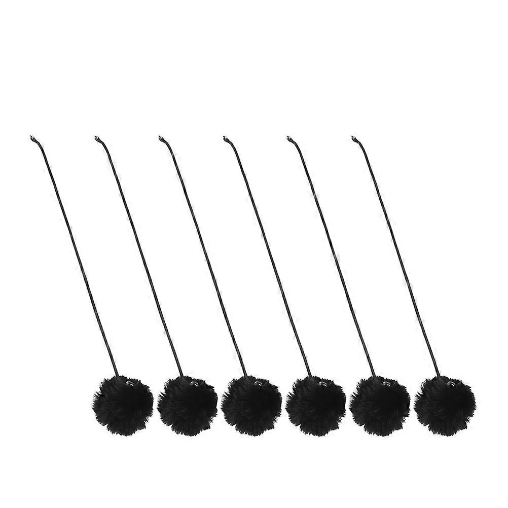 Cat Dangling Toy Interactive Cat Scratching Post Replacement Ball with Bell 6Pcs