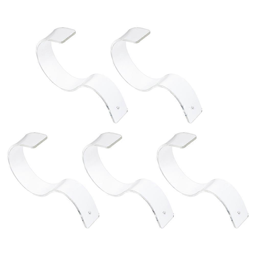 Transparent Belt Storage Shelf Display Stands Perfect For Home And Store Use 50Pcs