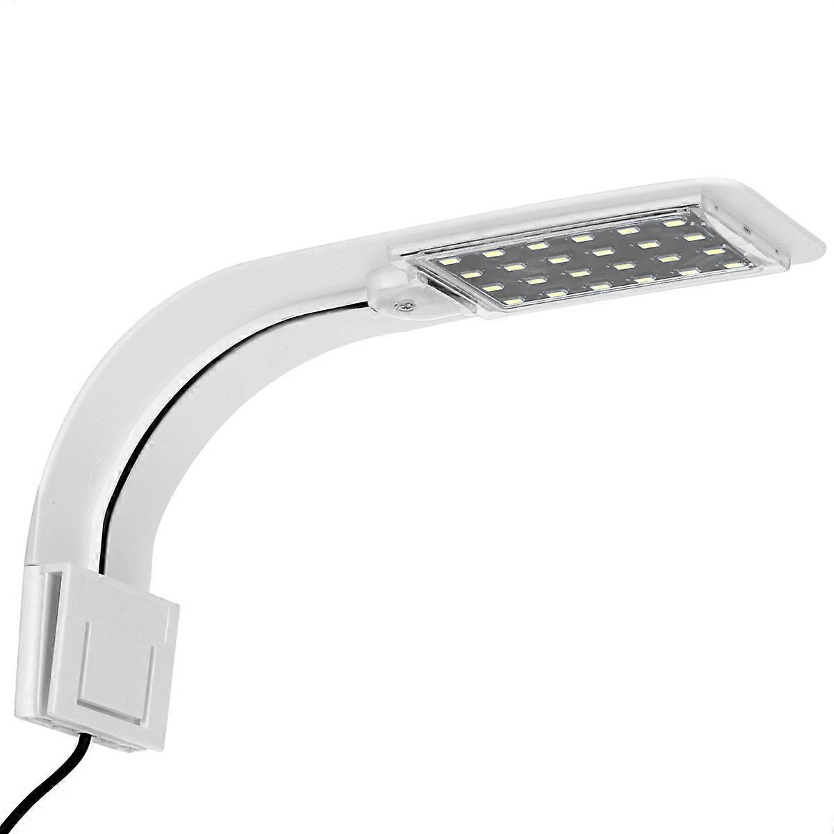 Grow Light For Aquarium Plants With High Color Temperature Creative Clip On Design 1Set