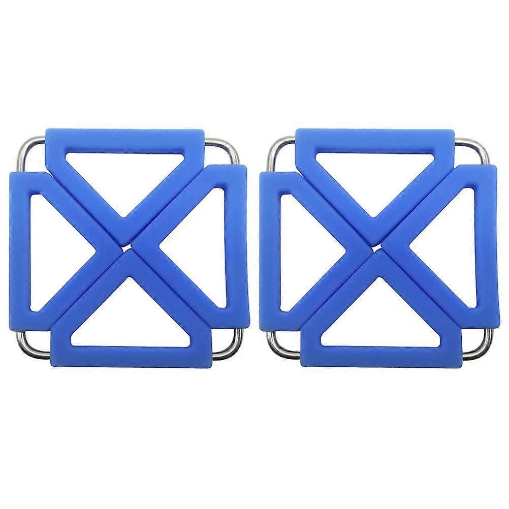 Foldable Table Pad Silicone and Stainless Steel for Table Protection 6Pcs