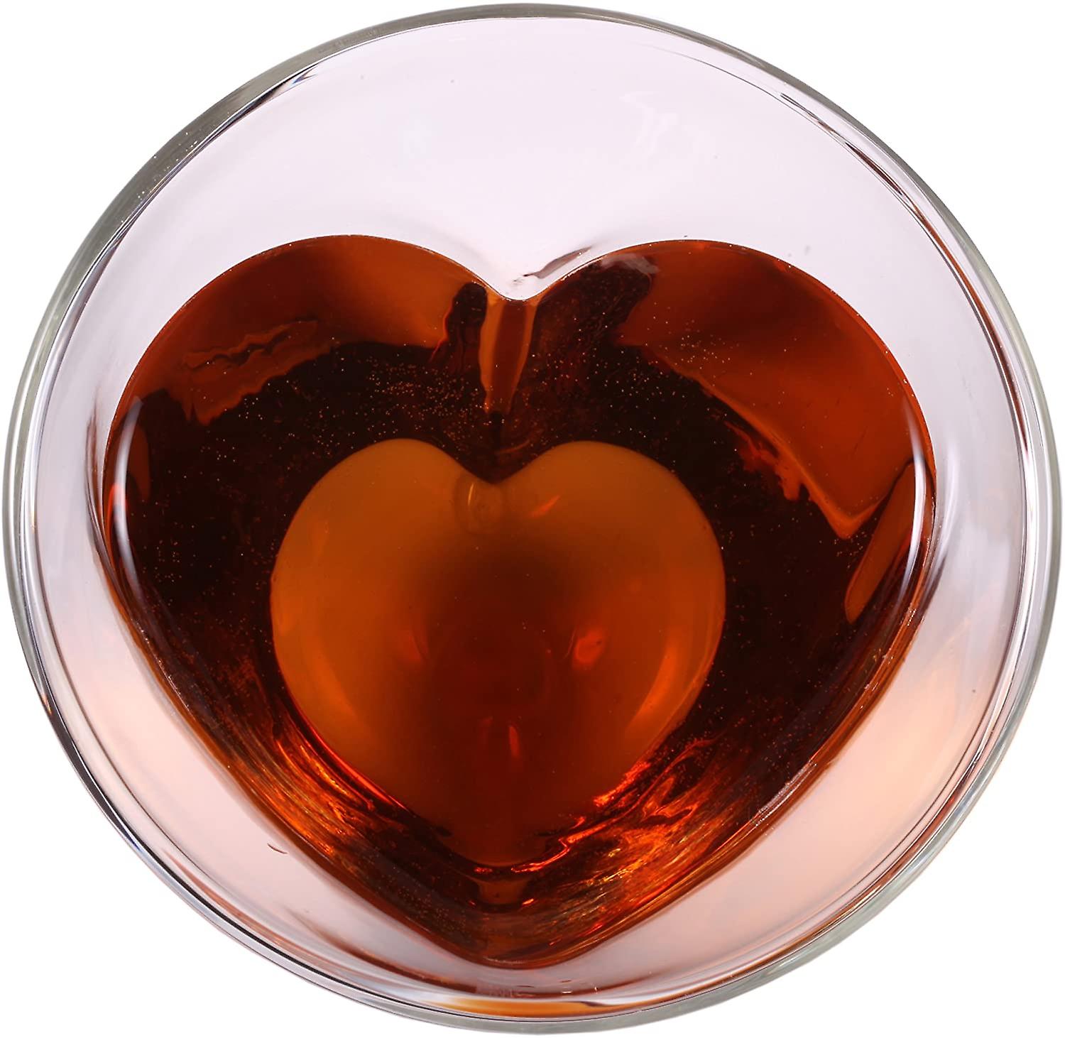 Heart Shaped Coffee Cup Heat Resistant Glass