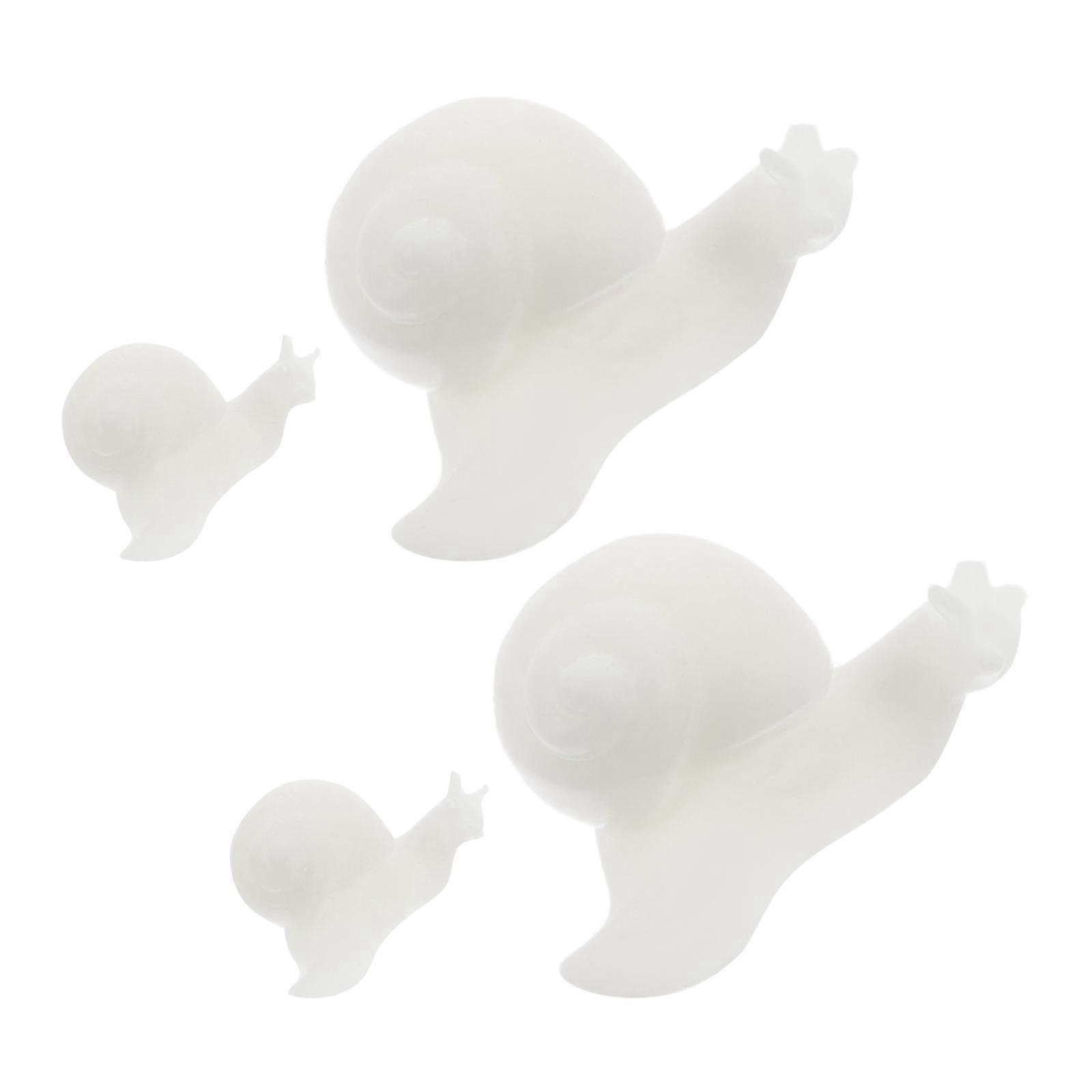 Craft Supplies Mini Snail Resin Casting Fillers For Hobby Projects 20 Pcs