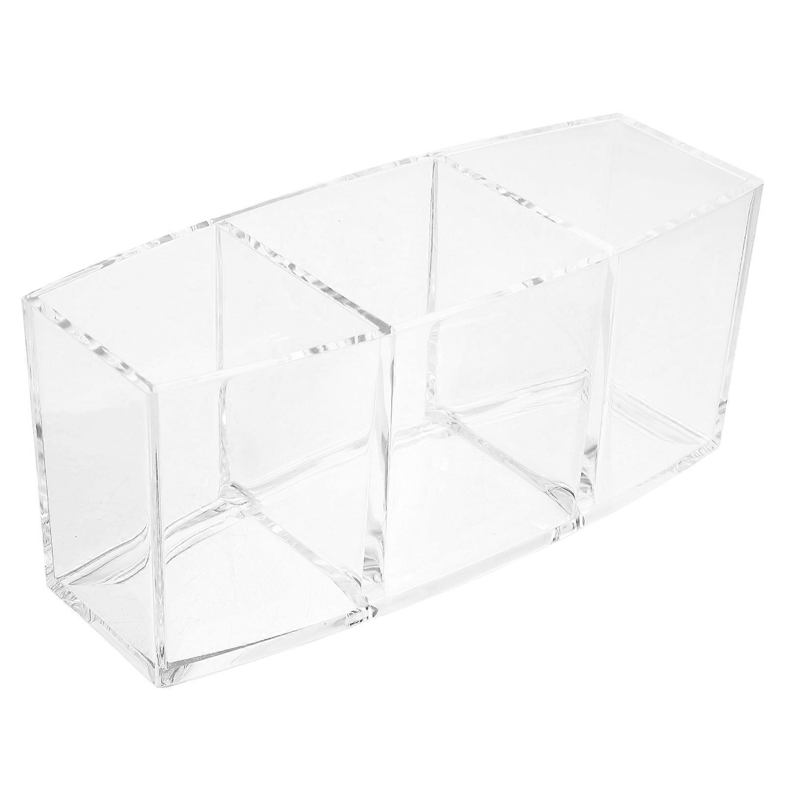 Coffee Capsule Organizer Acrylic Box for 2Pcs Clear Coffee Bar Storage