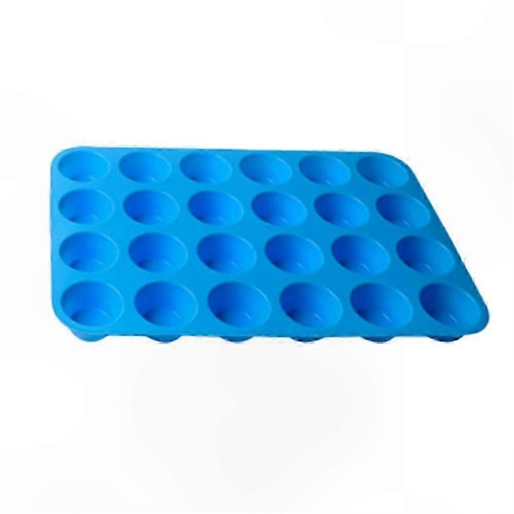 Non-Stick Silicone Muffin Pan, Round Cake Mini Muffin Mold for Baking