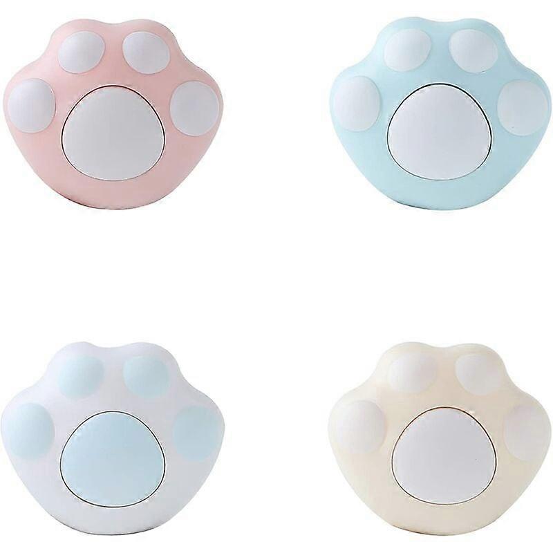 Pack of 4 Adorable Adhesive Hooks for Bathrobes and Towels, Large Multipurpose ABS Hooks,