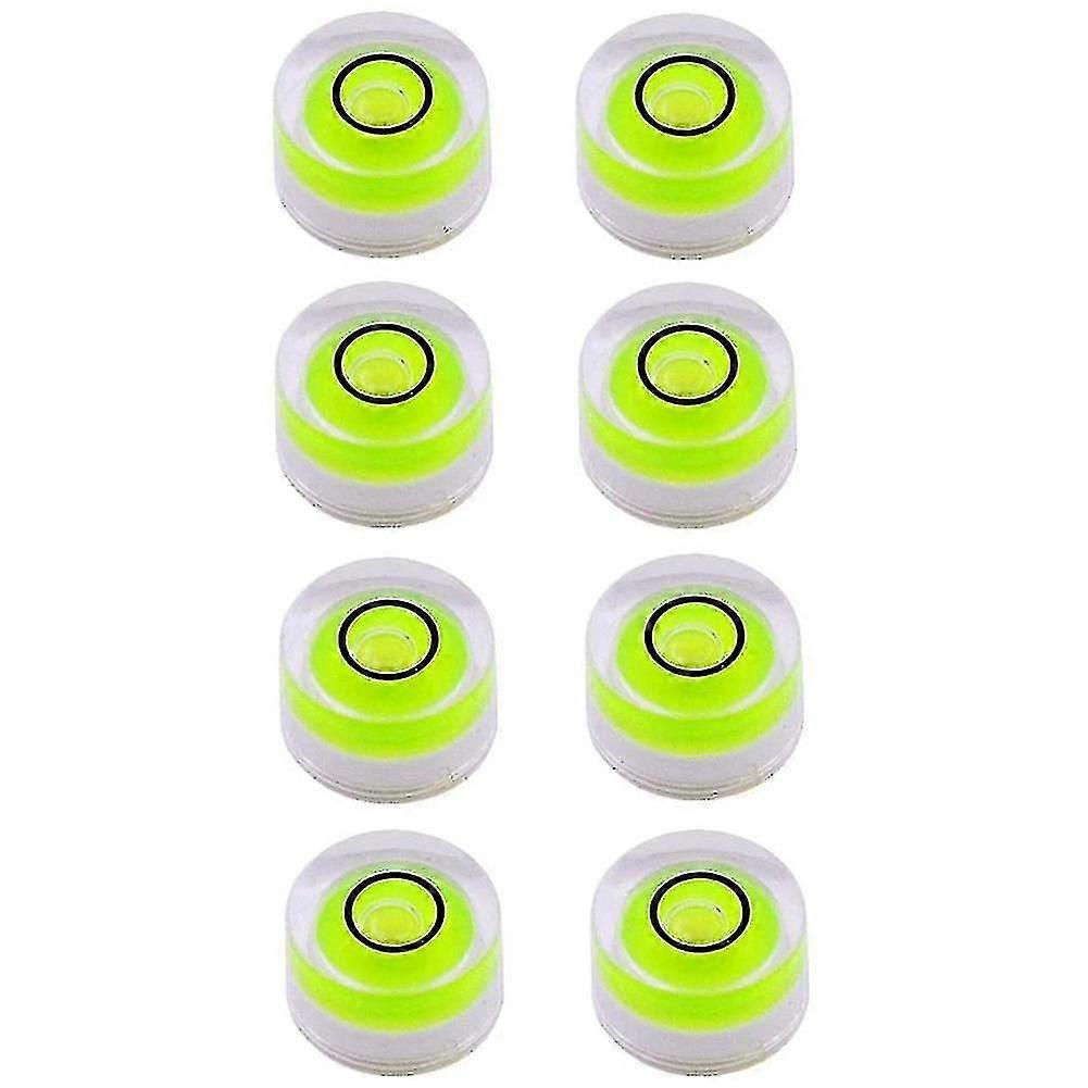 8pcs Mini Bull Circular Bubble Level Bullseye Levels Inclinomètres pour Leveling Telescope, Trépied