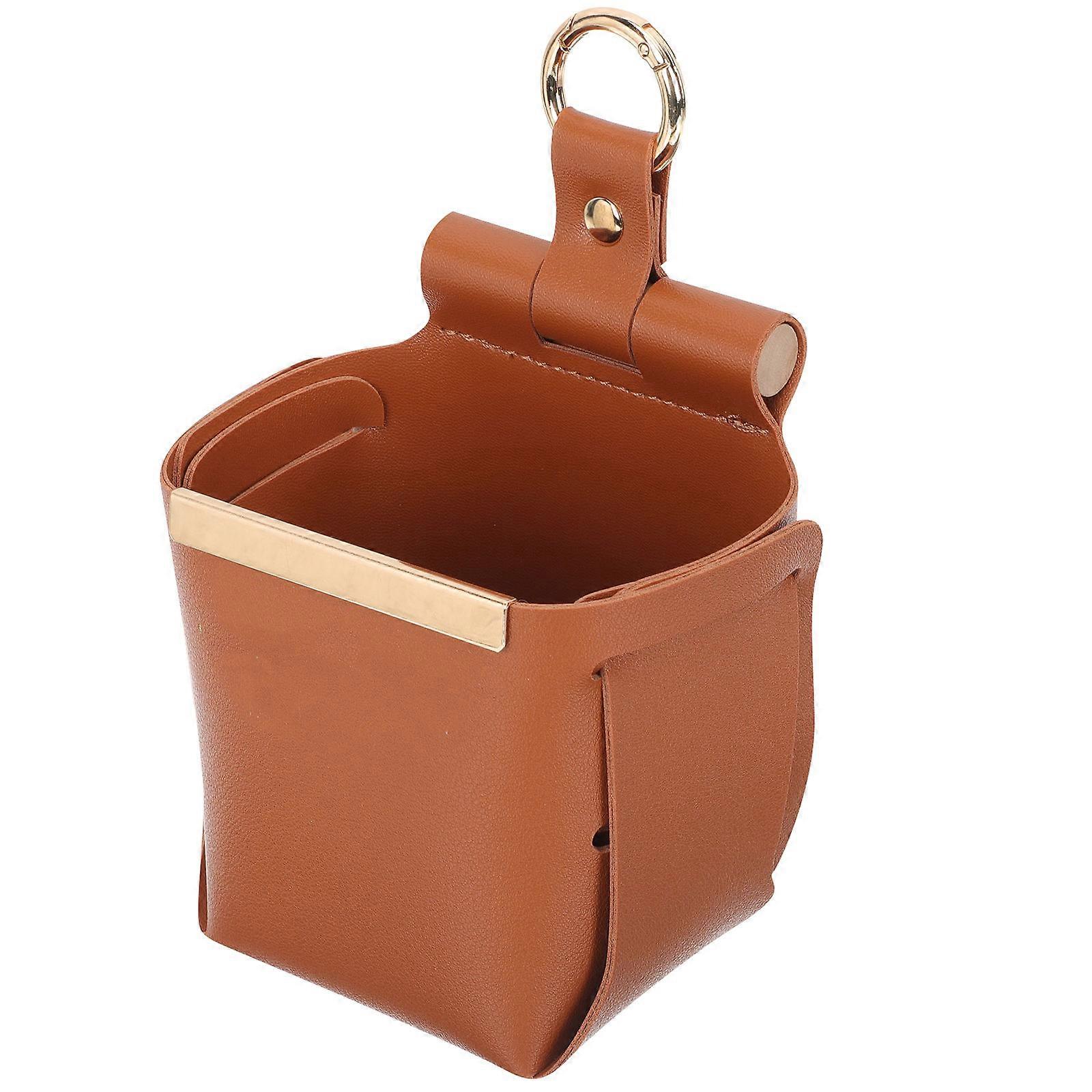 PU Storage Bag Wall Hanging Organizer for Storage 2Pcs Multipurpose Sundry Holder