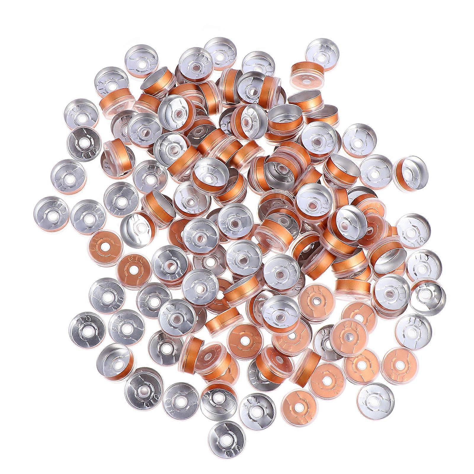 200Pcs Corrosion-resistant Aluminum Caps For Liquid Storage Suitable For Bottles