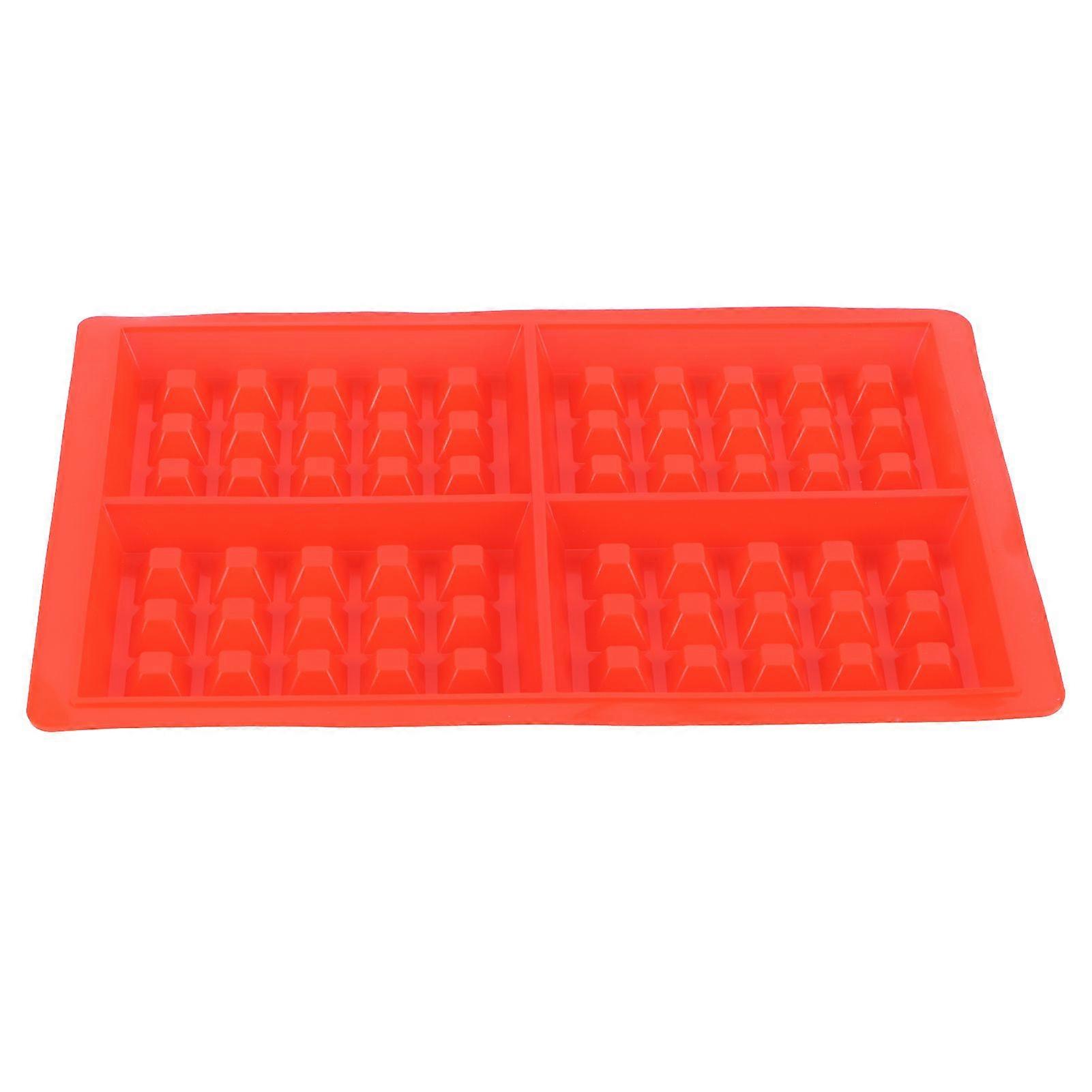 DIY Waffle Mold Reusable Silicone Muffin Cake Mould Baking Utensil Kitchen Accessory4Grid Rectangular