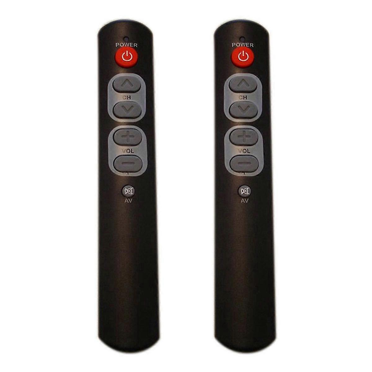 2PCS Universal 6-Button Smart Remote Control IR Copy Learning Function Remote Control for TV, STB, D