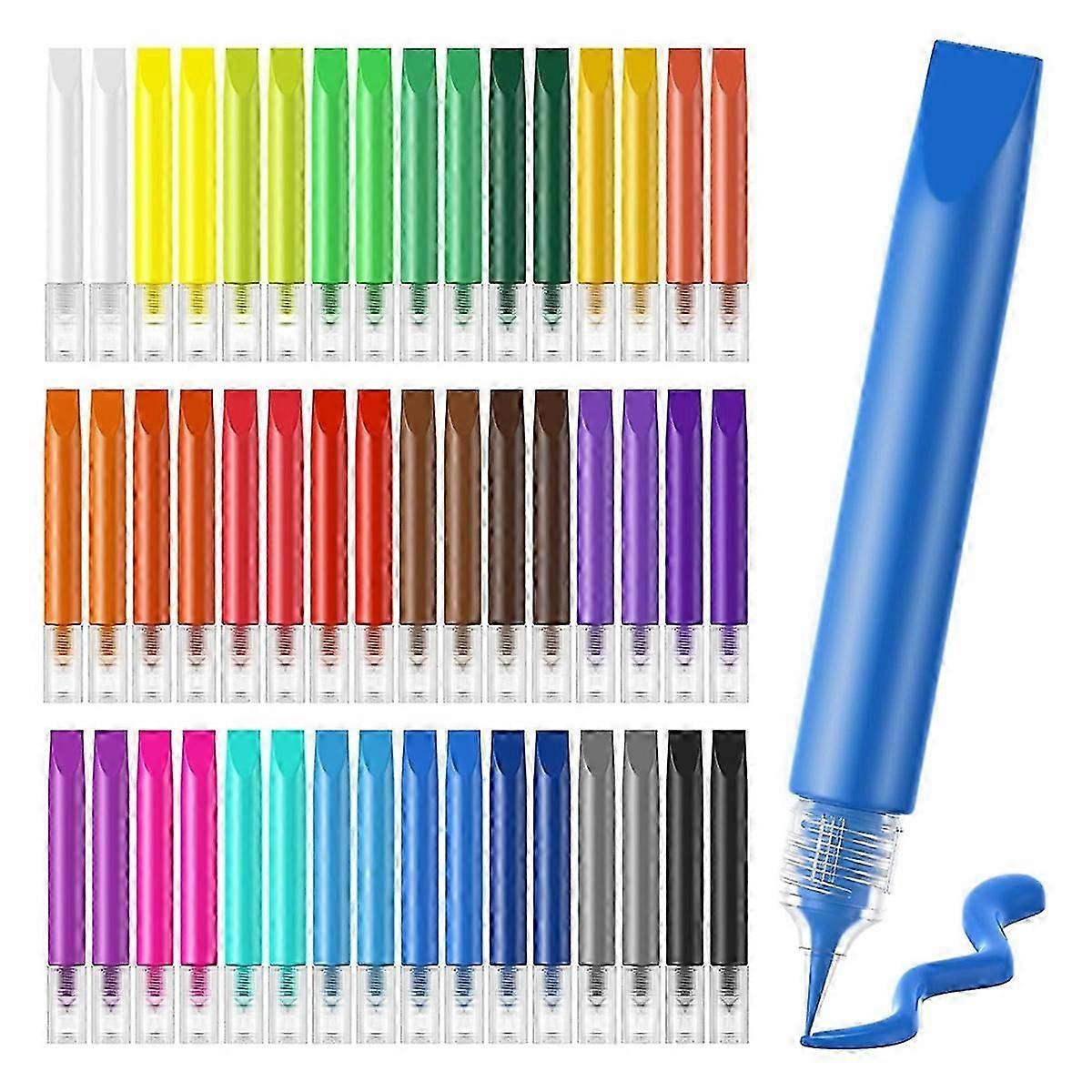 48 Pcs Suncatcher Paint Pens for Kids