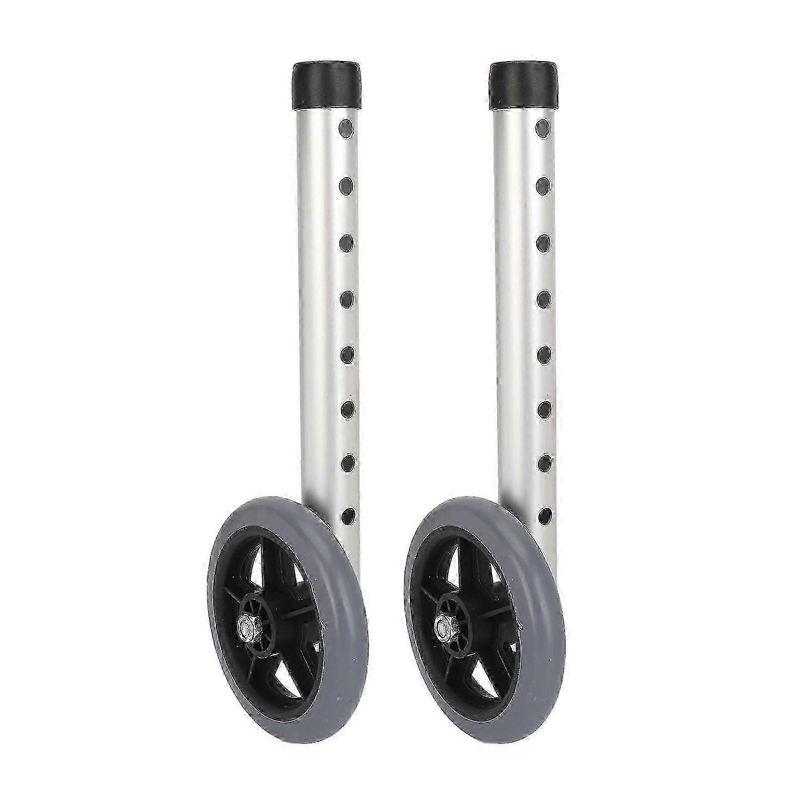 Adjustable Walker Wheels Replacement for Elderly & Disabled - Aluminum Alloy LegsAccessories