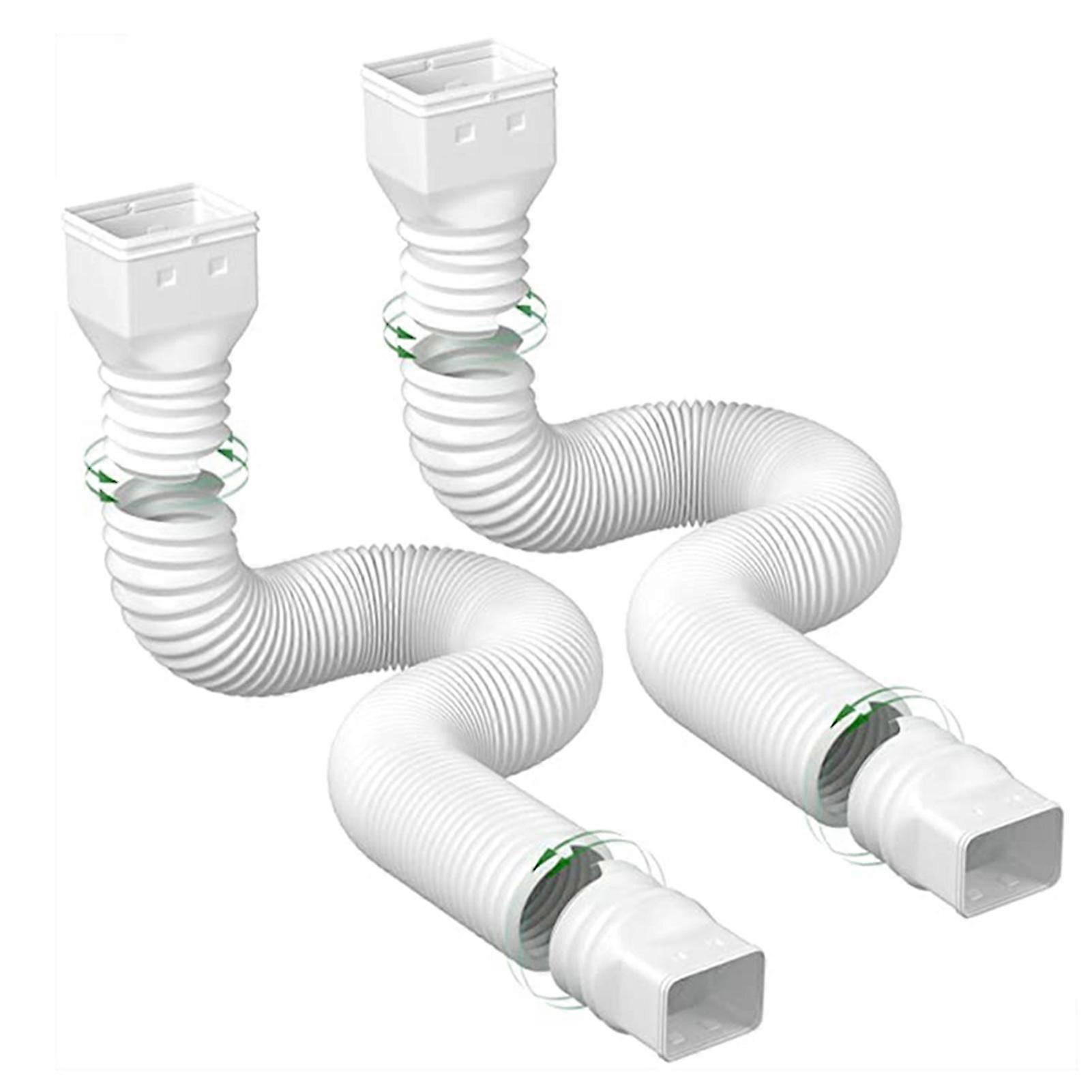 Gutter Downspout Extension Convenient Durable Flexible Gutter Downspout Diverter Drain Pipe