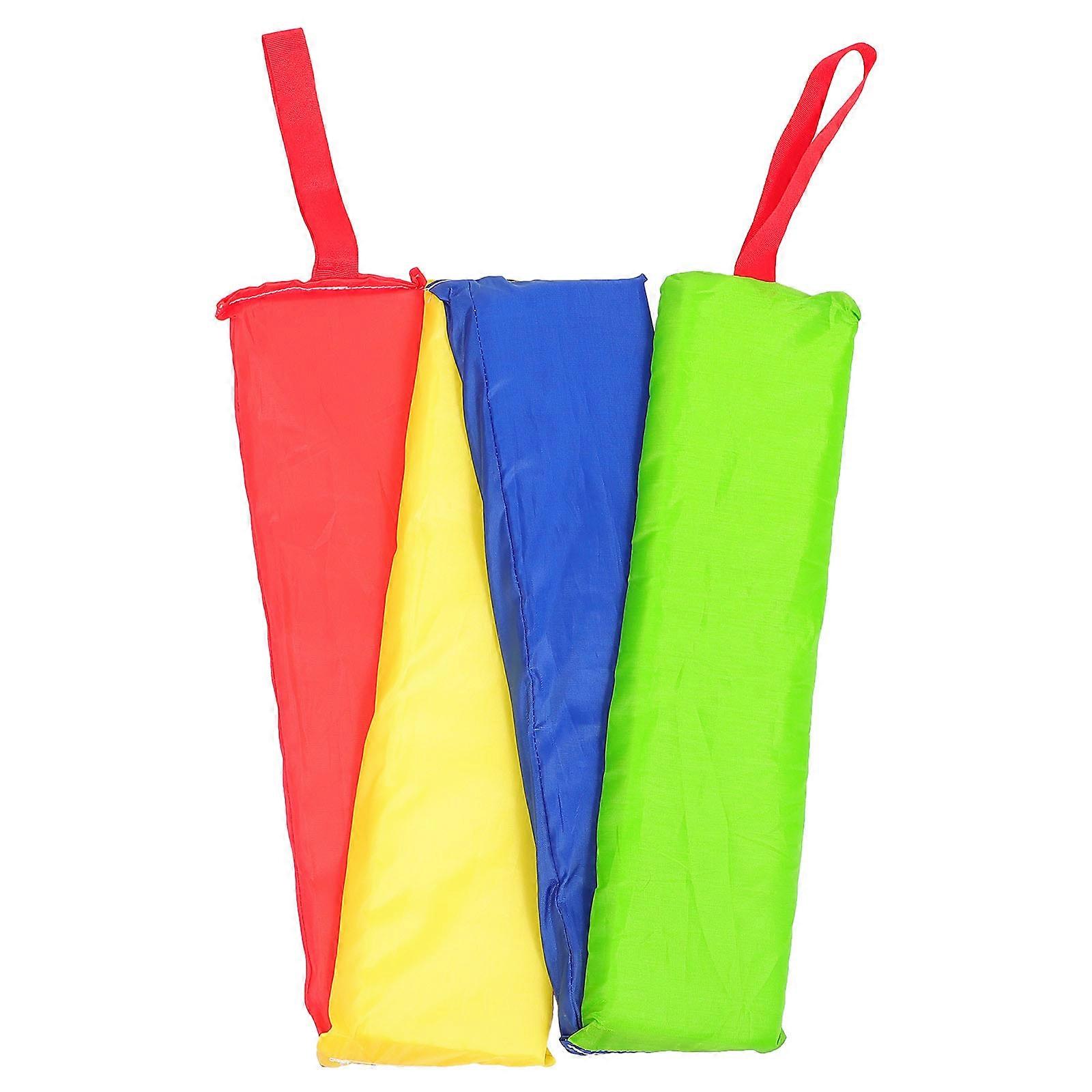 Kids Training Prop Four-Color Square Grid for Physical Training 6Pcs